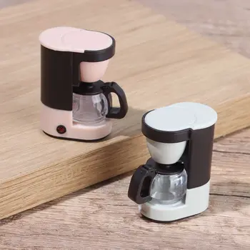 1:12 Dollhouse Kahve makinesi Tost Mikrodalga Fırın cezve Simülasyon mutfak mobilyası Bebek Evi Minyatür Aksesuarları