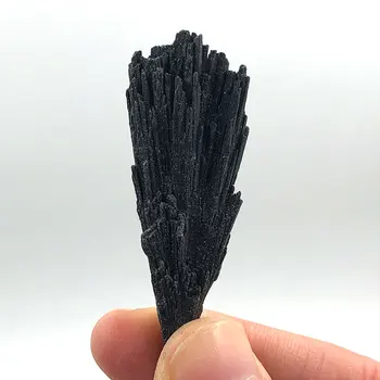 1 adet Rastgele Doğal Siyah Turmalin Fan Şekli Kristal Kuvars Küme mineral örneği şifa taşı VUG Dekorasyon DIY Enerji