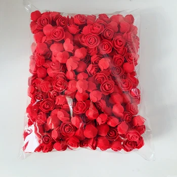 20/30/50 Adet Oyuncak Ayı Gül 3cm Köpük Düğün Parti Dekoratif yılbaşı dekoru Ev Dıy için Hediye Kutusu yapay çiçekler