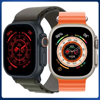 2022 IWO İzle Ultra Smartwatch 49mm 1: 1 Kasa Serisi 8 reloj hombre NFC 380mAh Spor akıllı saat Erkekler Kadınlar PK DT8 H11 ZD8 Ultra