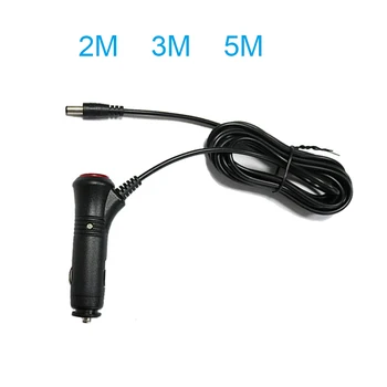 2m 3m 5m 12V 2A 5.5x2.1mm Çakmak Erkek Tak DC araba şarjı uzatma kablo tel için Pil Fanı