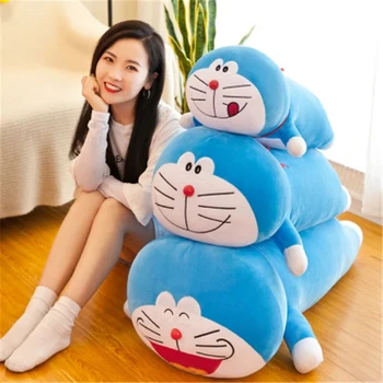 40/60/80cm Dolması kanepe yastığı Anime Bebek Sevimli Karikatür Stand By Me Doraemon peluş oyuncaklar Yumuşak Kediler Hayvan Yastık Çocuk Kız Hediyeler