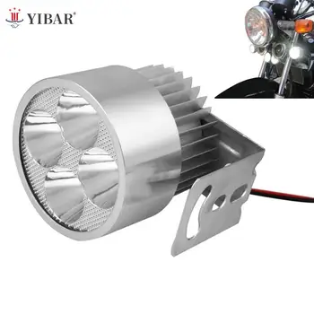4LED motosiklet Far Spot ışık DRL sürüş sis lambası su geçirmez 12-85V
