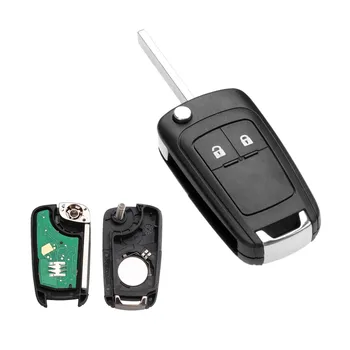 5WK50079 Akıllı uzaktan kumandalı anahtar Fob 2 düğmeli 433MHz ID46/PCF7941 Çip HU100 Opel Astra J Corsa E Insignia Zafira C 2009-15