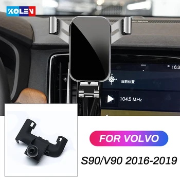 Araba cep telefonu tutacağı Volvo S90 V90 2016 2017 2018 2019 Hava Firar Çağrı telefon standı GPS Dağı Cradle Klip Navigasyon Braketi
