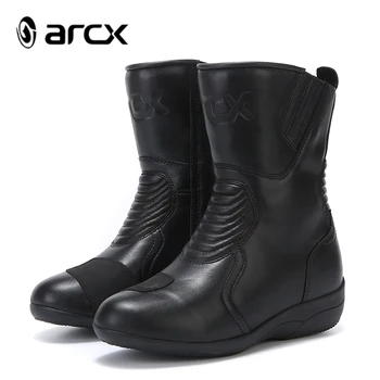 ARCX Kadın Askeri Bot Motosiklet binici çizmeleri Sokak Motosiklet yarış ayakkabıları Motosiklet Touring binici çizmeleri