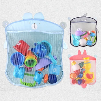 Banyo bebek oyuncakları Çantası Çok Fonksiyonlu Vantuz Depolama file çanta Bebek Banyo Oyuncakları Çevre Dostu Örgü Çocuk Çocuk Oyuncakları Çanta Hediye