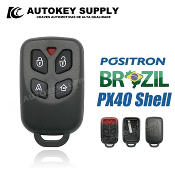 Brezilya Pozitron Px40 Kabuk hırsız alarmı İle 4 Düğme Kontrolü akü maşası Autokeysupply AKBPS103