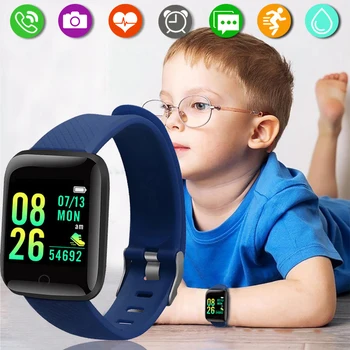 childs ' Silikon dijital saat Erkekler Spor Sağlıklı Izleme BPM Kadın Saatler Elektronik LED Erkek kol saati Saat Hafta Saat