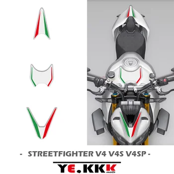 Ducati Streetfighter V4 V4S V4SP Üç Renkli Tasarım Çıkartmalar Komple Üç Renkli Tam Set Etiket Çıkartmaları Gerçek 3M