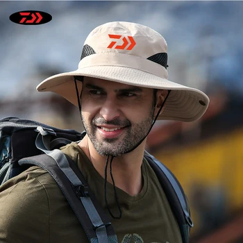 Erkek Balıkçı Şapkası Açık 2020 Yaz Daiwa Nefes alabilen Aşınmaya dayanıklı Olta Güneşlik Şapka Şapka Dağcılık Ultraviyole Güneş kremi 