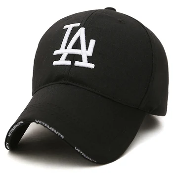 Erkekler Kadınlar LA Nakış beyzbol şapkası Ins Hip Hop Açık Spor Snapback Moda Kpop Yaz güneş şapkaları Sıcak Satış Gorras EP0229