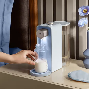 Ev elektrikli su ısıtıcısı 1.5 L tankı taşınabilir su ısıtıcı su pompası varil şişe masaüstü anlık ısı su sebili