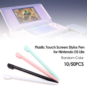 Gamepad Yardımcısı Araçları 4 Renk Oyun Denetleyicisi Kalem Stylus Kalem Plastik Dokunmatik Ekran Stylus Nintendo DS Lite için Rastgele Renk