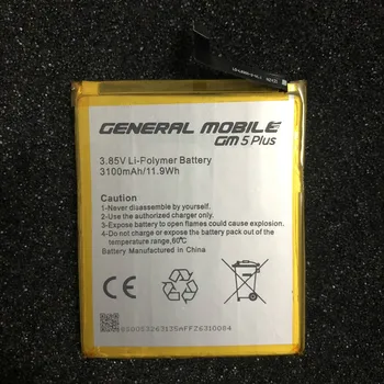 Genel Cep Gm5plus için Cep Telefonu Pil GM5 artı Pil