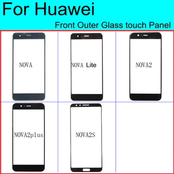 Huawei Nova Lite 2 için 2 s Artı Dokunmatik Ekran Cam Panel sensörü Dokunmatik Panel Ön Dış Onarım Yedek parça