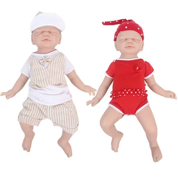 IVITA WG1547 53cm 3.92 kg 100% Tam Vücut Silikon Yeniden Doğmuş Bebek Bebek Gerçekçi bebek oyuncakları Giysileri ile Çocuklar için noel hediyesi