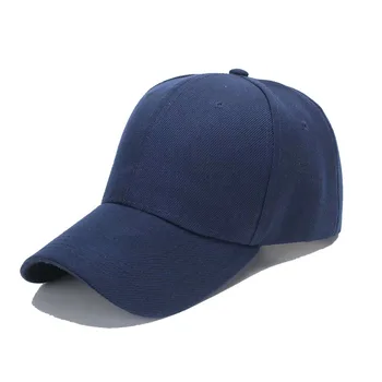 Kap Açık Spor Çalışan Balıkçılık Seyahat Beyzbol Şapka Djustable Snapback Bahar Yaz Şapka Siyah Düz Renk Beyzbol Kap