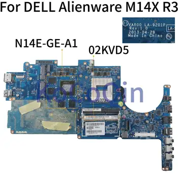 KoCoQin Laptop anakart DELL Alienware M14X R3 GTX750M Anakart CN-02KVD5 02KVD5 VAR00 LA-9201P N14E-GE-A1 2G