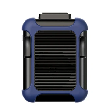 Mini Taşınabilir Fan Bel Klip Fan USB Şarj Edilebilir Klima 4000mAh Açık Çalışma Kamp Balıkçılık