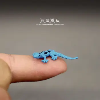 Minyatür Vahşi Hayvan Kertenkele Modeli Süsler Mini Bukalemun Gecko Peri Bahçe Aksesuarları Dekor Aksiyon Figürleri Heykelcik Oyuncaklar