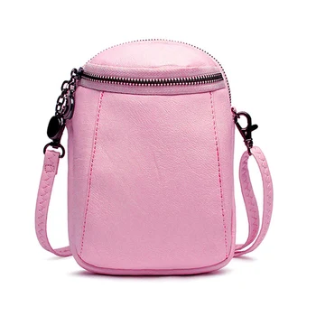 Moda Kadın Mini omuz çantaları Küçük Fermuarlı askılı çanta Kızlar İçin Bayan Rahat Cep Telefonu Kılıfı Crossbody Çanta
