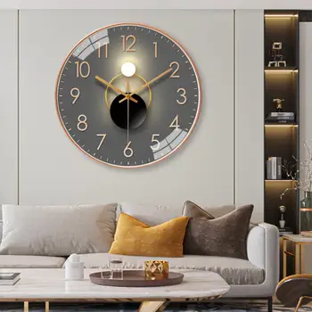 Modern basit dakiklik kuvars duvar saati ışık gölge geometrik tasarım sessiz hareketi oturma odası yatak odası dekoru kolye