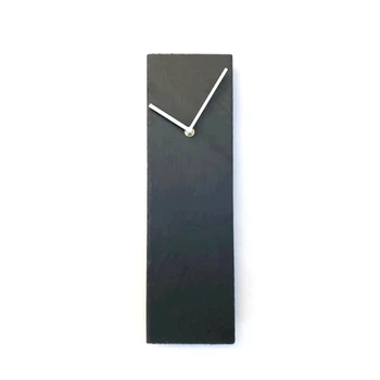 Modern Tasarım duvar Saati Basit Sanat Yaratıcı Sessiz Siyah Ahşap duvar saati Kare Benzersiz Orologio Da Parete Ev Dekor DE50WC