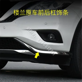 Nissan Murano 2015-2022 için ABS Krom araba Ön Arka tampon trim trim klip yedek kurulum Araba styling