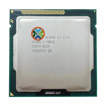 Orijinal Xeon E3-1270 E3 1270 3.4 GHz Dört Çekirdekli CPU İşlemci 8 M 80 W LGA 1155