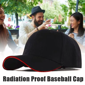 Unisex EMF radyasyondan Korunma beyzbol şapkası Rfıd Koruyucu Elektromanyetik Şapka DJA99