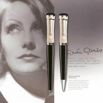 YAMALANG MB Greta Garbo Tükenmez Makaralı Tükenmez dolma kalem Lüks Ofis Okul Kırtasiye Klasik İnci Klip