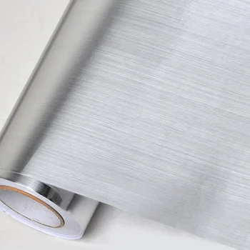Yapışkan kağıt Mutfak Su Geçirmez Duvar Kağıtları DIY Kendinden Yapışkanlı Yangın Önlemek Duvar sticker Alüminyum Folyo Yapışkan Kağıt Çıkartması Dolabı