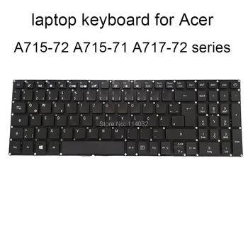 Yedek klavyeler A715 72 71 Acer Aspire 7 için A715-72G GR Alman siyah dizüstü klavyesi LV5T A80B NKI151708B orijinal yeni