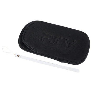 Yeni 1 Adet Darbeye Dayanıklı saklama çantası İçin PS Vita 1000 PSV 2000 Taşınabilir Koruma Yumuşak Kabuk Taşıma Çantası Oyun Konsolu Kordon Çantası