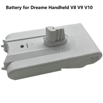 Yeni V8 V9 V10 için Yedek Pil Dreame El Akülü Elektrikli Süpürge V10 Aksesuar Parçaları V9 Pil