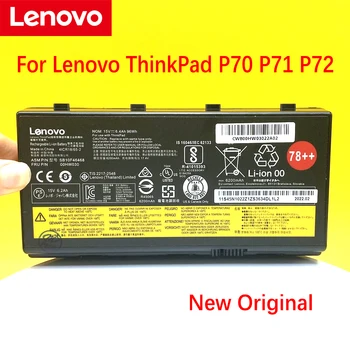 YENİ Orijinal Laptop lenovo için batarya ThinkPad P70 P71 P72 00HW030 SB10F46468 01AV451