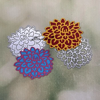 Çiçek dekorasyonu Metal Kesme Ölür Şablonlar için Kalıp Kesim DIY Scrapbooking Albümü Kağıt Kartı Kabartma